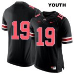 Youth NCAA Ohio State Buckeyes Jake Metzer #19 College Stitched No Name Authentic Nike Red Number Black Football Jersey OH20P65UQ